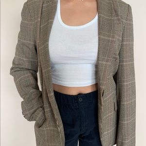 Plaid Blazer